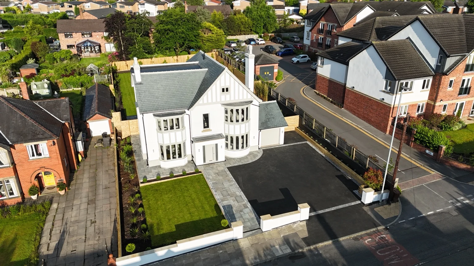 Longsight Road · Aerial frontage & street setting